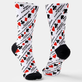 Das Spiel der Brücke erfordert viel Geduld Socken