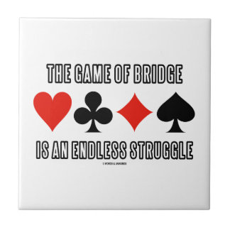 Das Spiel der Brücke ist ein endloser Kampf Fliese