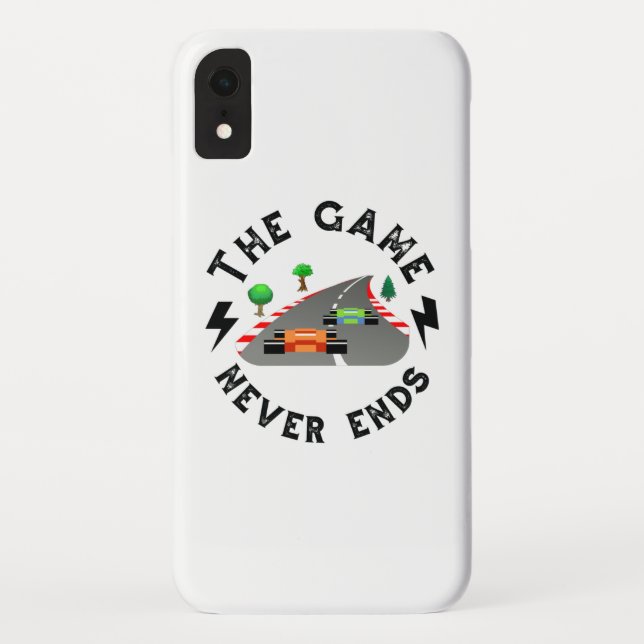 Das Spiel endet nie Case-Mate iPhone Hülle (Rückseite)