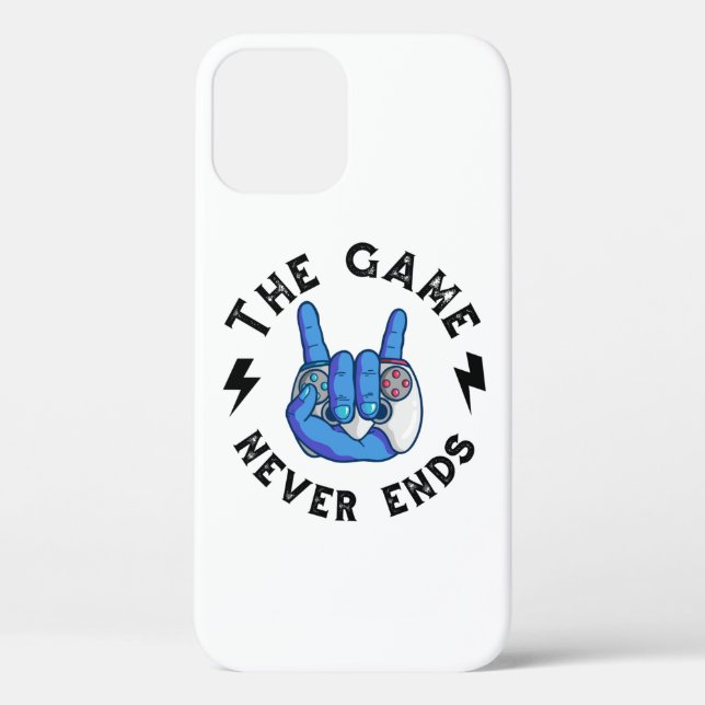 Das Spiel endet nie Case-Mate iPhone Hülle (Rückseite)