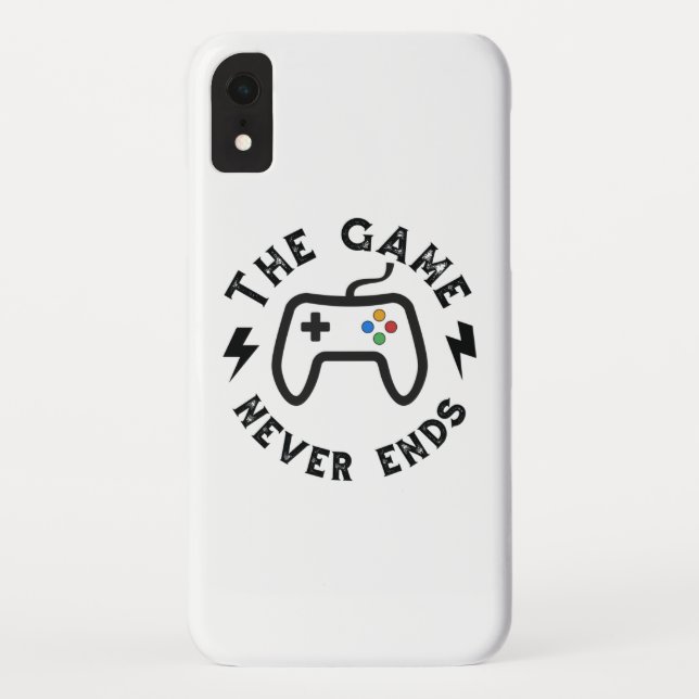 Das Spiel endet nie Case-Mate iPhone Hülle (Rückseite)