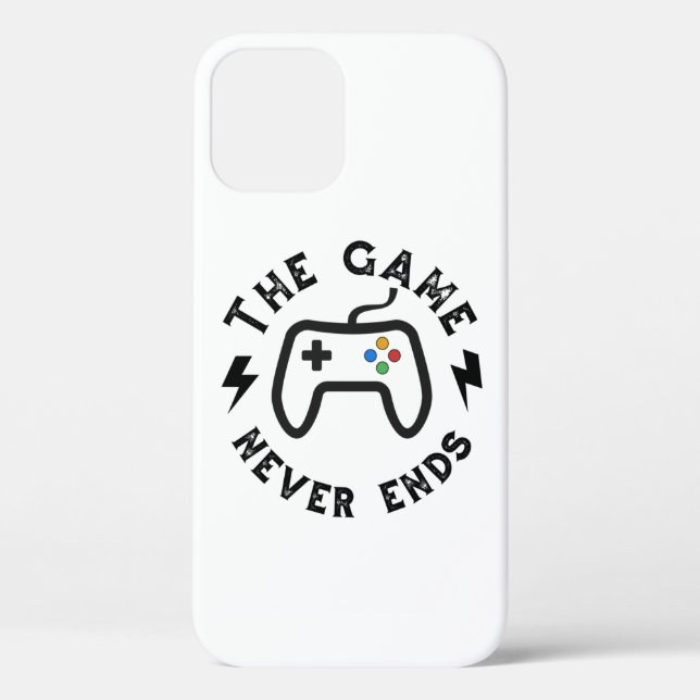 Das Spiel endet nie Case-Mate iPhone Hülle (Rückseite)