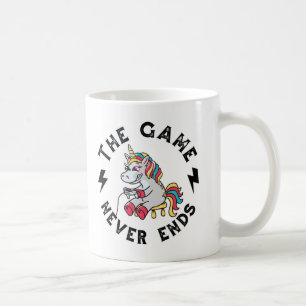 Das Spiel endet nie für Unicorns Kaffeetasse