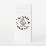Das Spiel endet nie für Unicorns Samsung Galaxy S10 Hülle<br><div class="desc">Für einen echten Spieler ist das Spiel noch nicht vorbei. Einzigartig auffälliges Gaming-Design. Ein perfektes Spiel für Ihr Gaming Event oder als Geschenk für Gamer-Freunde,  Familienmitglieder,  Videospielsüchtige,  Gaming-Nerd,  Gaming-Geeks,  Gaming-Freaks.</div>