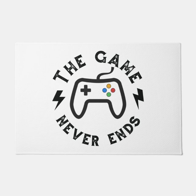 Das Spiel endet nie Fußmatte (Vorderseite)