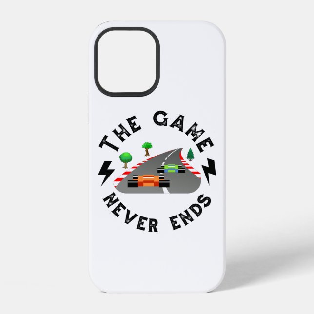 Das Spiel endet nie iPhone Hülle (Rückseite)
