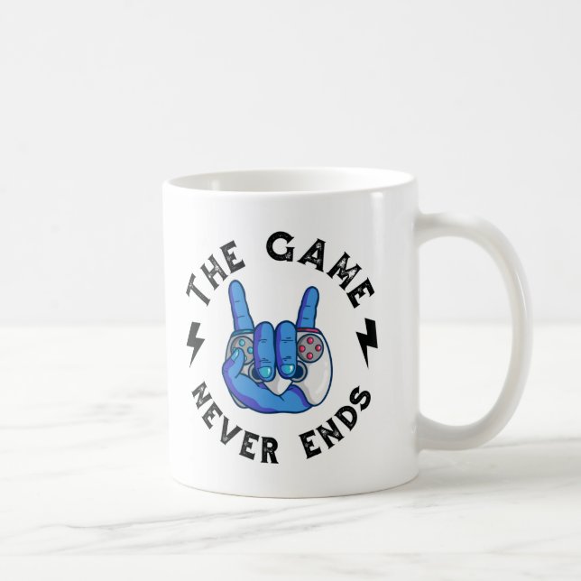 Das Spiel endet nie Kaffeetasse (Rechts)