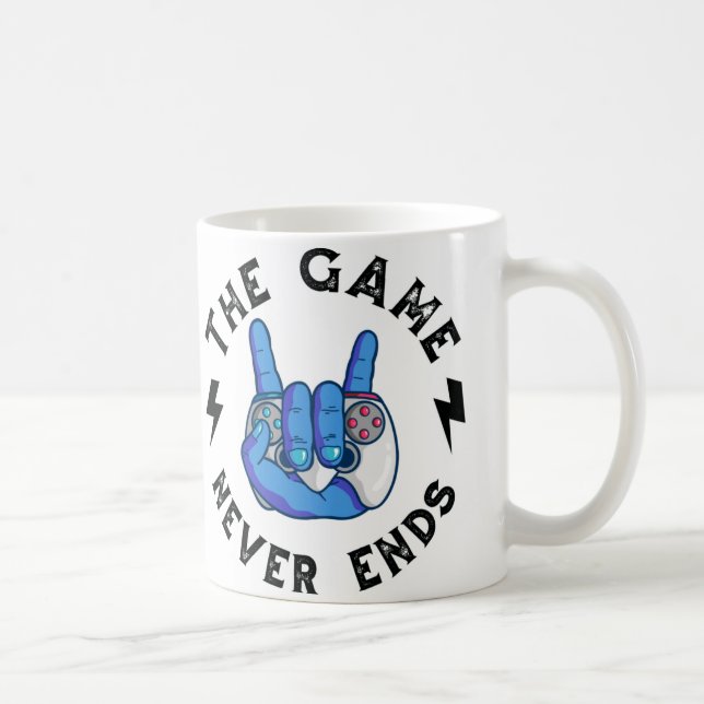 Das Spiel endet nie Kaffeetasse (Rechts)