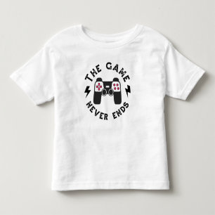Das Spiel endet nie Kleinkind T-shirt