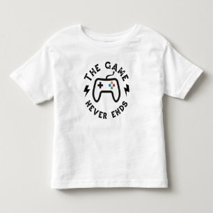 Das Spiel endet nie Kleinkind T-shirt