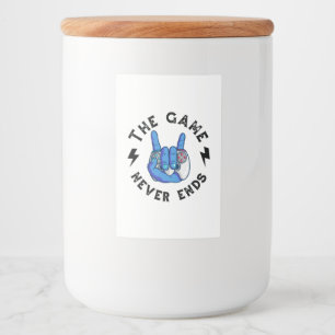 Das Spiel endet nie Lebensmitteletikett