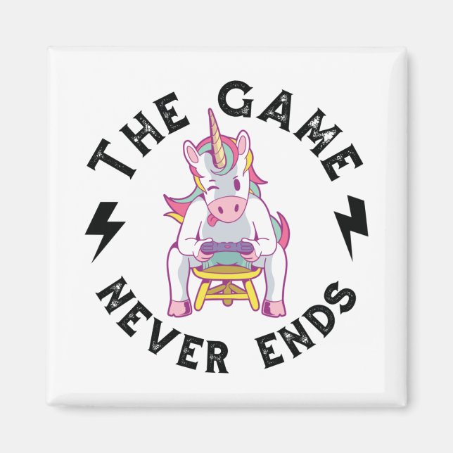 Das Spiel endet nie Magnet (Vorne)