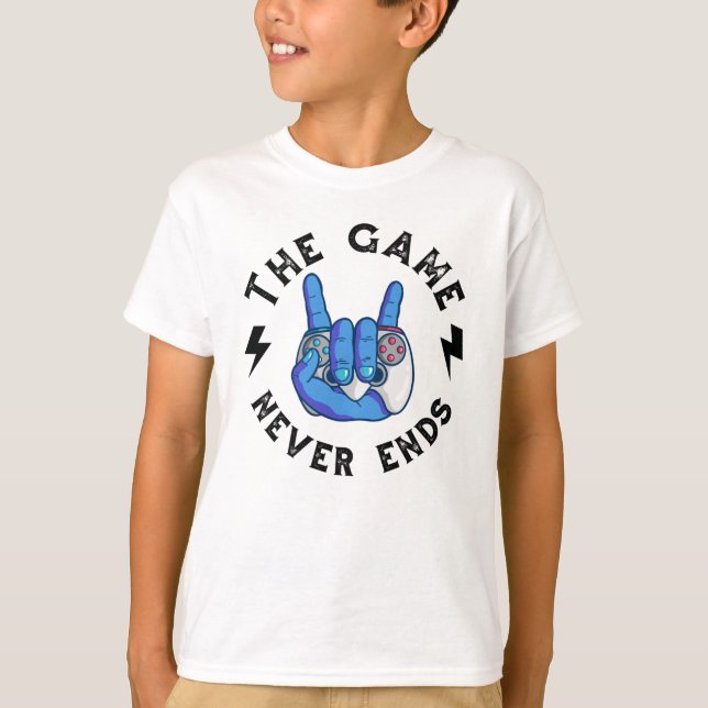 Das Spiel endet nie T-Shirt (Vorderseite)