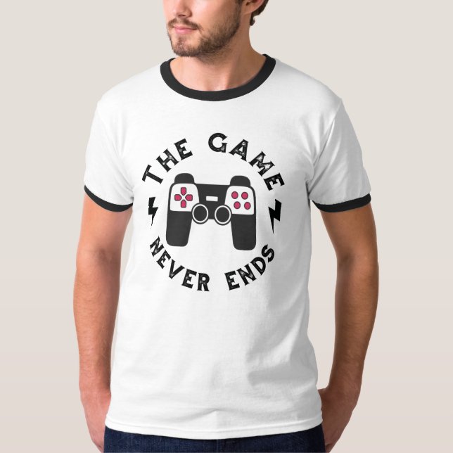 Das Spiel endet nie T-Shirt (Vorderseite)
