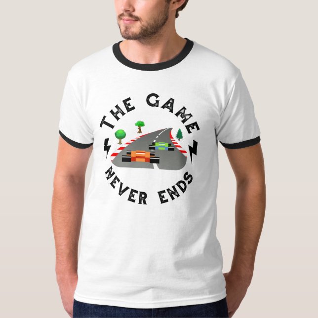 Das Spiel endet nie T-Shirt (Vorderseite)