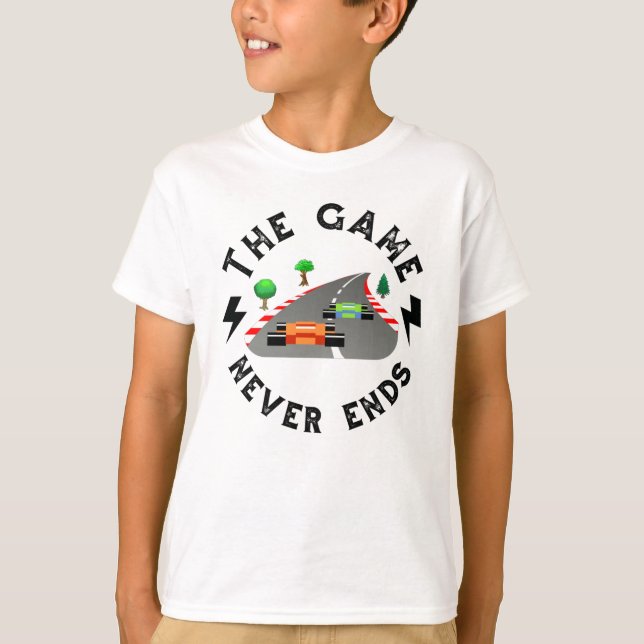 Das Spiel endet nie T-Shirt (Vorderseite)