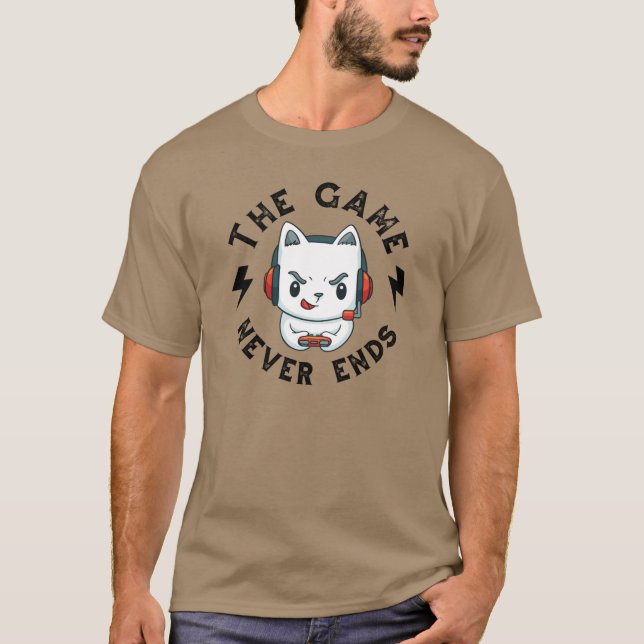 Das Spiel endet nie T-Shirt (Vorderseite)