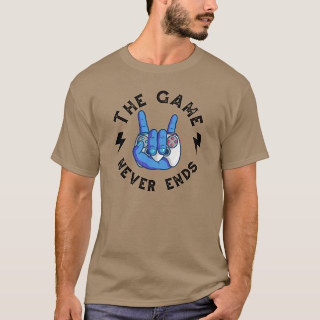 Das Spiel endet nie T-Shirt (Vorderseite)