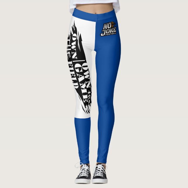 Das Spiel /Feld 2 Leggings Blau (Vorderseite)