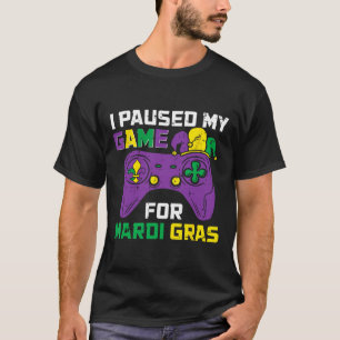 Das Spiel für Mardi Gras Video Game Control unterb T-Shirt