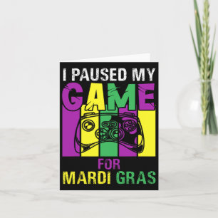 Das Spiel für Mardi Gras Video Game Mardi Gra gest Karte