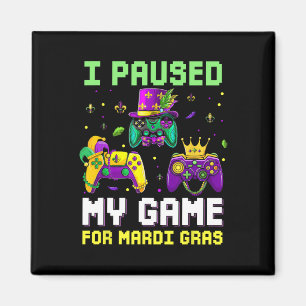 Das Spiel für Mardi Gras Video Game Mardi Gra gest Magnet