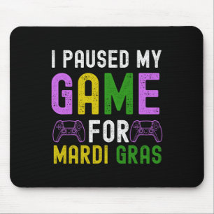 Das Spiel für Mardi Gras Video Game Mardi Gra gest Mousepad