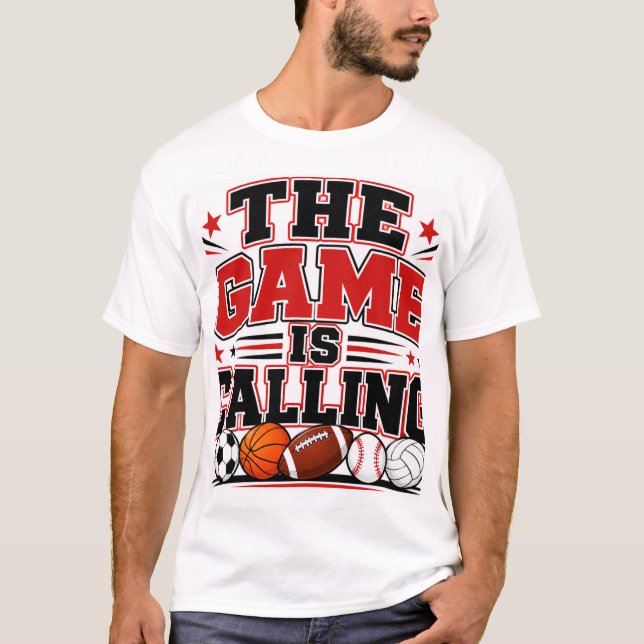 Das Spiel ruft T-Shirt (Vorderseite)