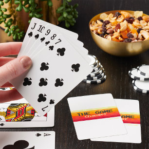 Das Spiel Wechseln Mädchen Macht Spielkarten