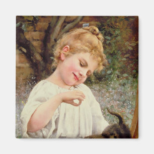 Das spielerische Kätzchen Magnet