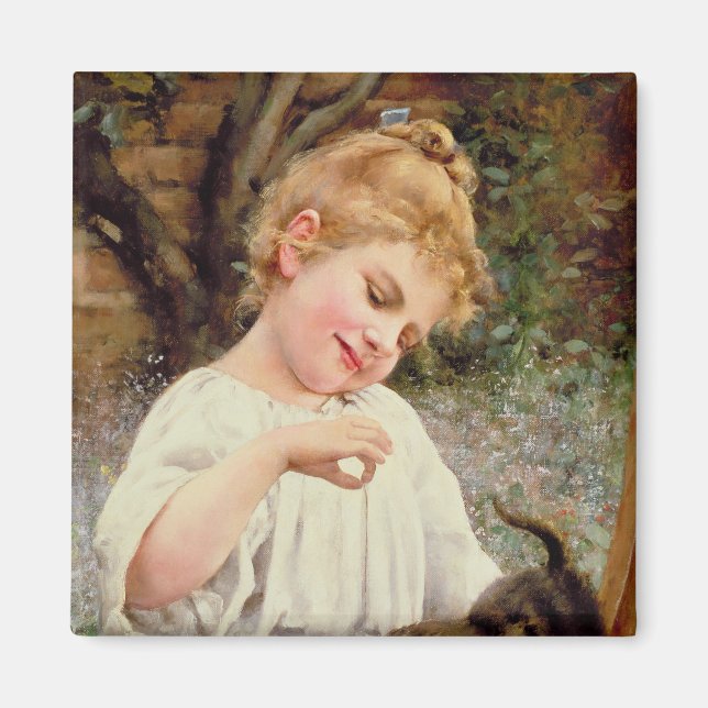 Das spielerische Kätzchen Magnet (Vorne)