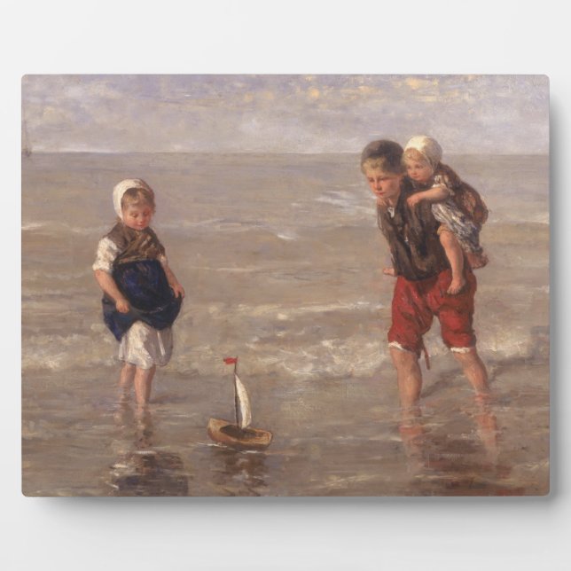 Das Spielzeugboot Fotoplatte (Vorderseite)