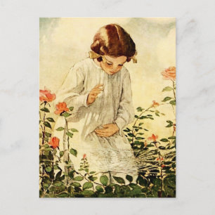 Das Spinnennetz von Jessie Willcox Smith Postkarte