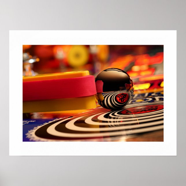 Das Spiral-Pinball-Poster Poster (Vorne)