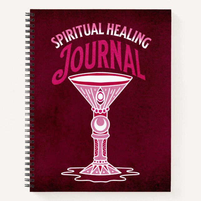 Das spirituelle Heiljournal Notizbuch (Vorderseite)