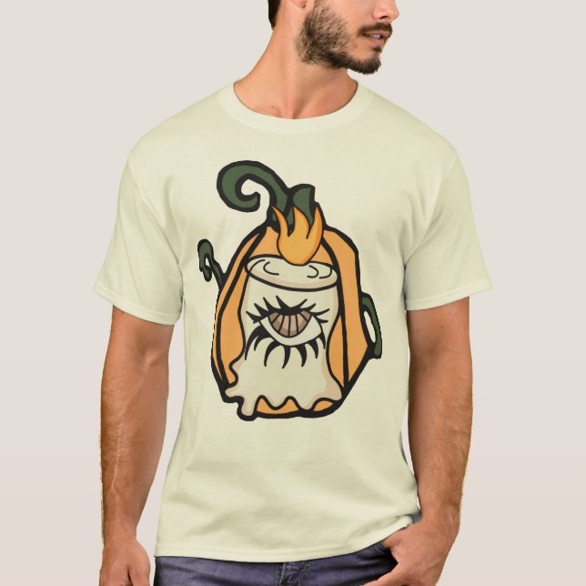 Das spöttische Auge eines Retrowaldes T-Shirt (Vorderseite)