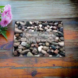 Das sprichwörtliche Glück begünstigt das tapfere P Poster