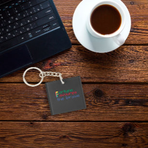 Das sprichwörtliche Glück begünstigt den tapferen  Schlüsselanhänger