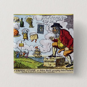 Das Sprungbrett, John Stier, der in lugt Button