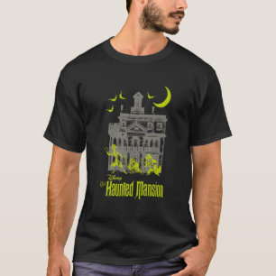 Das Spuk Herrenhaus Hitchwandert Geister Silhouett T-Shirt