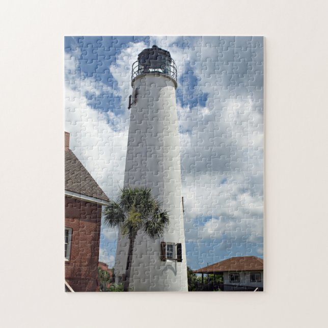 Das St George Island Lighthouse wurde auf einer Puzzle (Vertikal)