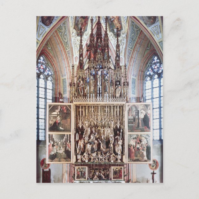 Das St. Wolfgang Altarpiece 1471-81 Postkarte (Vorderseite)