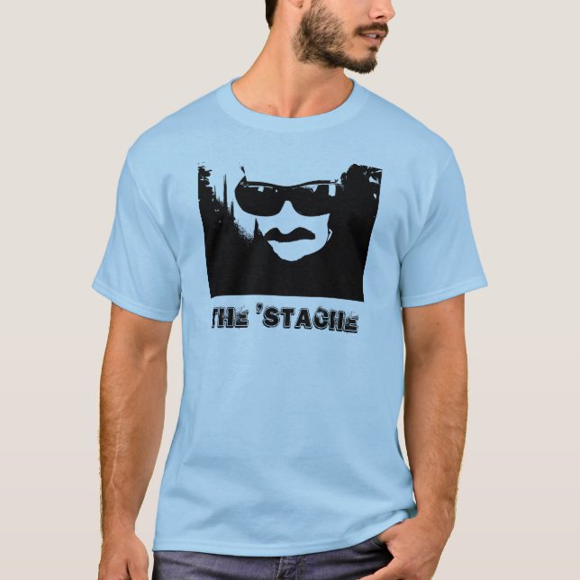 Das 'Stache T-Shirt (Vorderseite)
