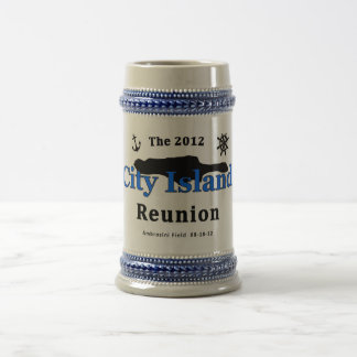 Das Stadt-Insel-Wiedersehen 2012 STEIN Bierglas