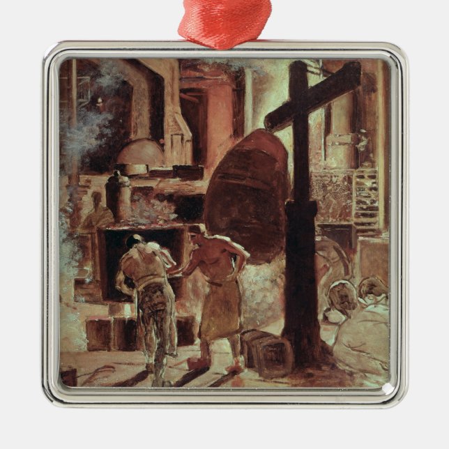 Das Stahlwerk Silbernes Ornament (Vorne)