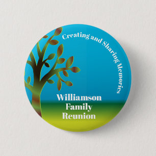 Das Stammbaum-Wiedersehen-Teilen kümmerte Button