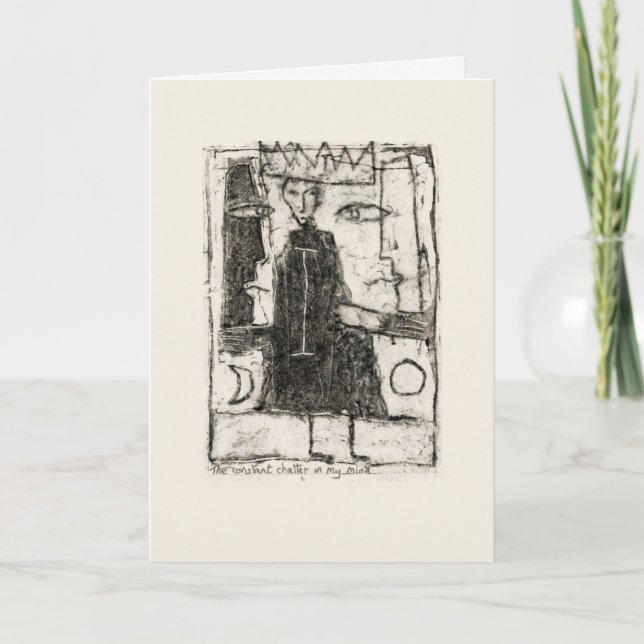 Das ständige Chat in meinem Kopf Karte (Vorderseite)