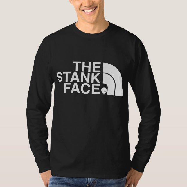 Das Stank-Face-Mountainbike T-Shirt (Vorderseite)