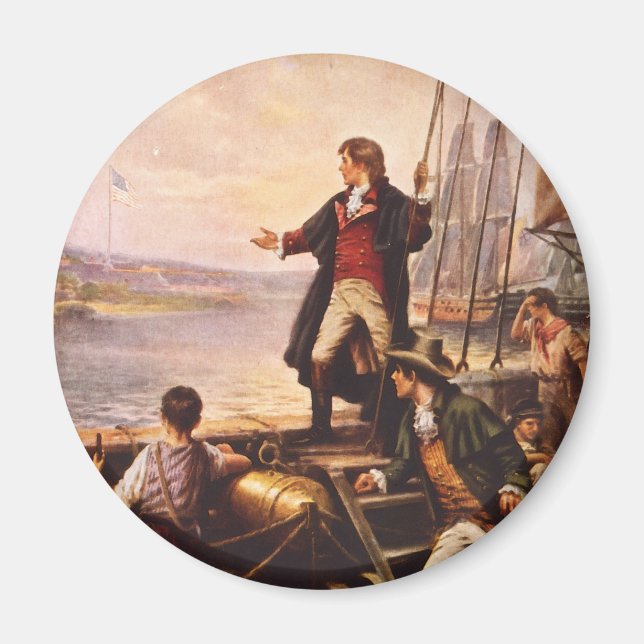 Das Star Spangled Banner von Percy Moran Magnet (Vorne)