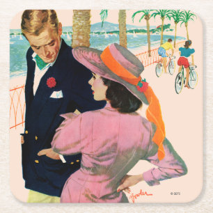 Das Stategy der Liebe Rechteckiger Pappuntersetzer